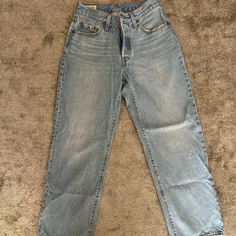 Levi's Light Blue Ankle Jeans